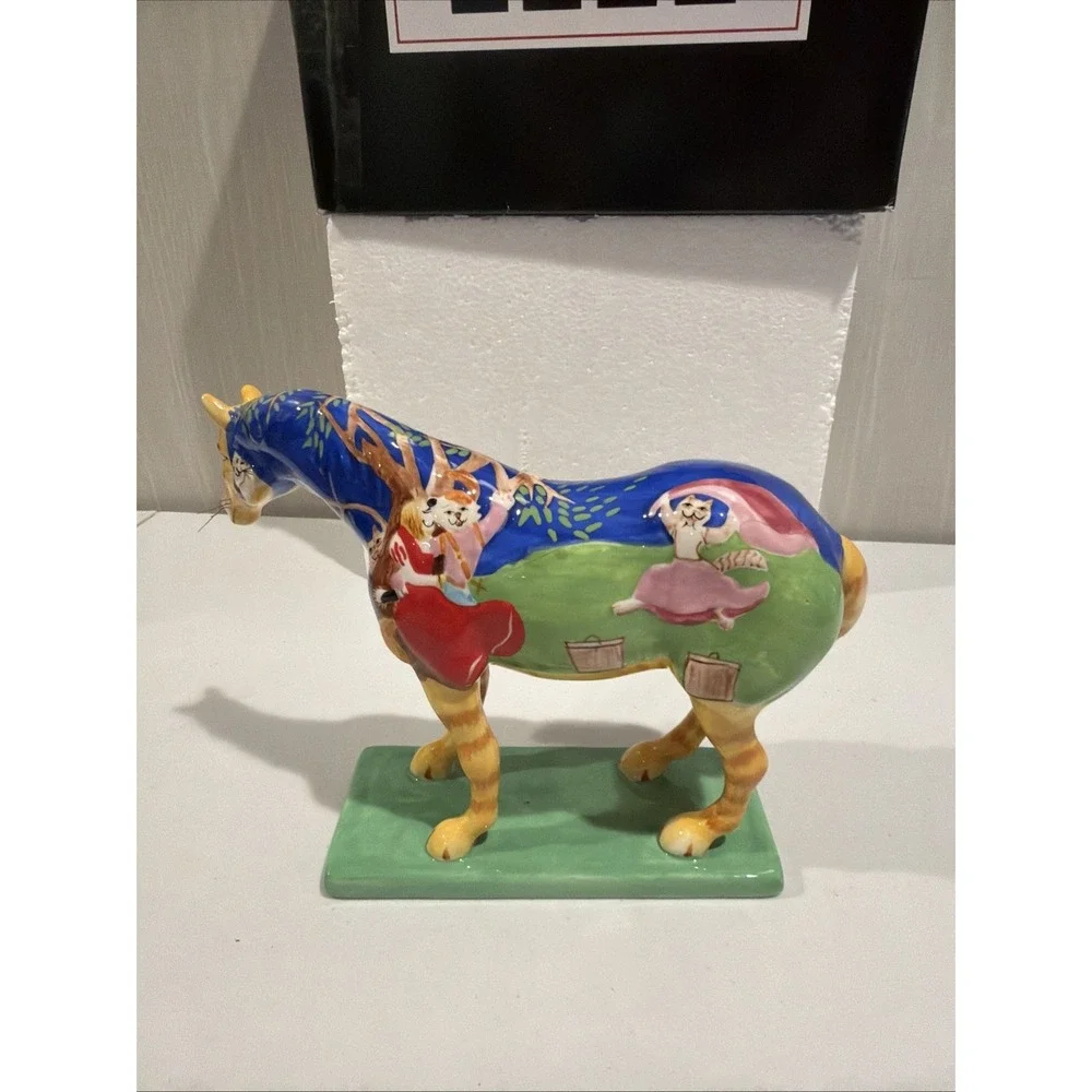Vtg Trail Of Painted Ponies Kitty Cat's Ball 1E/0059 Elizabeth Lewis Scott 2004